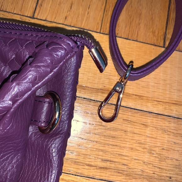 NWOT leather woven convertible bag/clutch - Picture 10 of 16